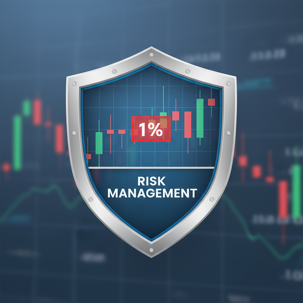 A shield icon representing risk management.